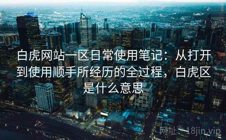 白虎网站一区日常使用笔记：从打开到使用顺手所经历的全过程，白虎区是什么意思