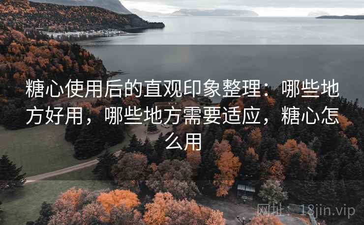 糖心使用后的直观印象整理：哪些地方好用，哪些地方需要适应，糖心怎么用