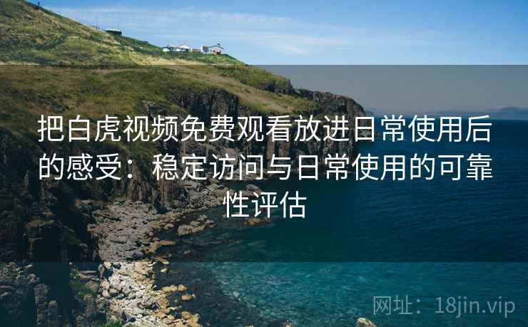 把白虎视频免费观看放进日常使用后的感受：稳定访问与日常使用的可靠性评估