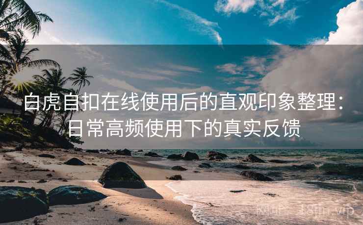 白虎自扣在线使用后的直观印象整理：日常高频使用下的真实反馈